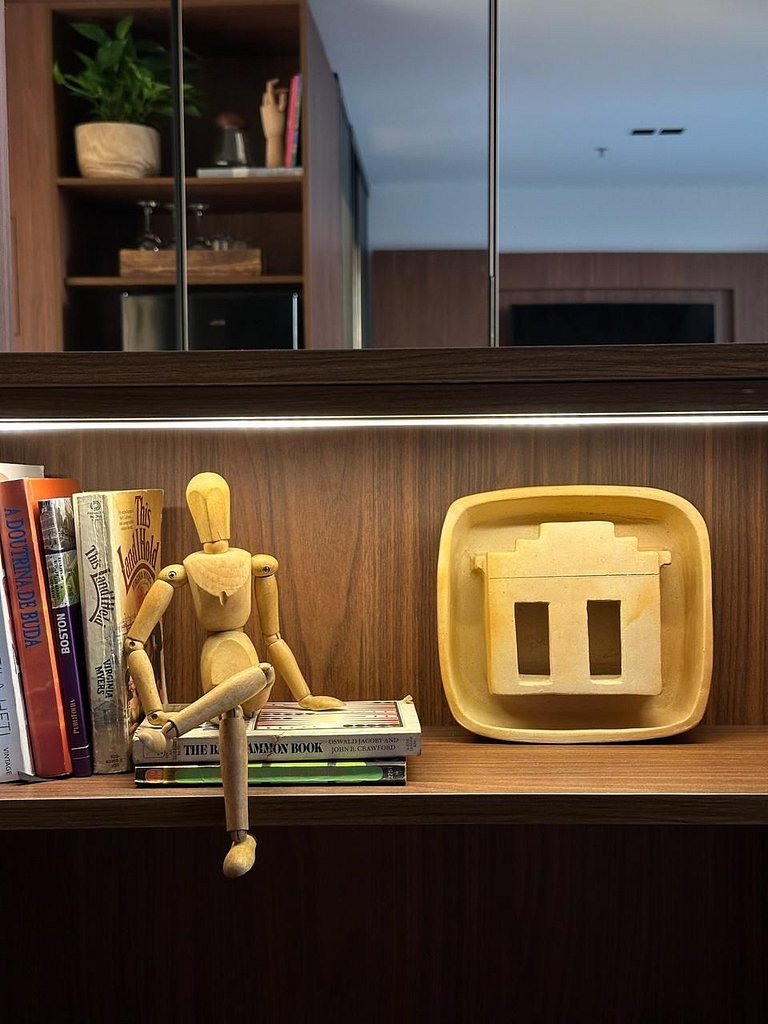 Flat de Luxo com Área Arborizada