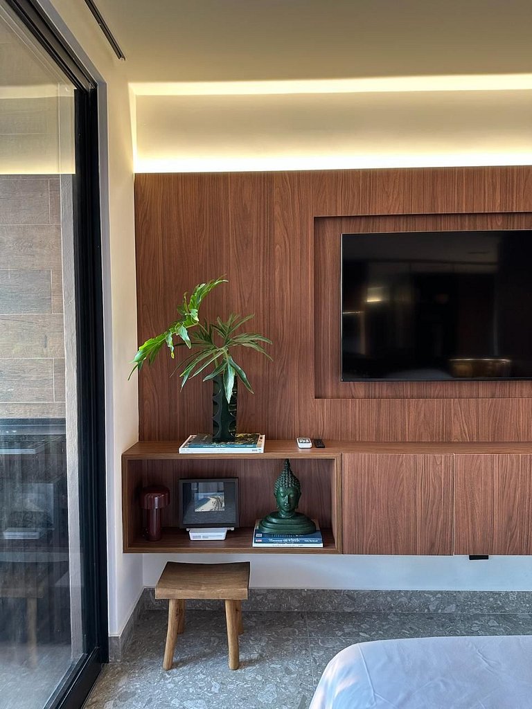 Flat de Luxo com Área Arborizada