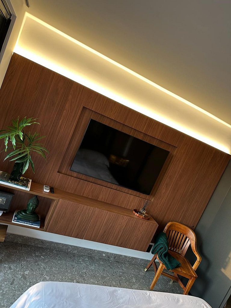Flat de Luxo com Área Arborizada